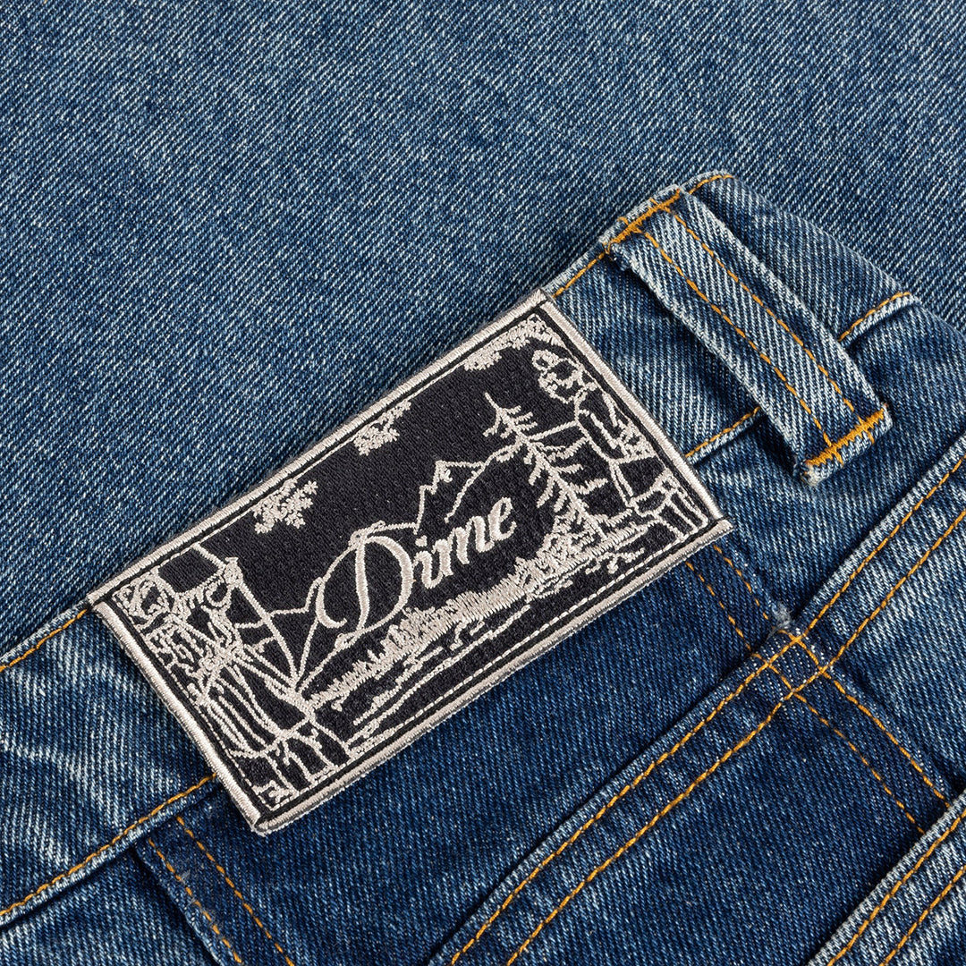 DIME MTL（ダイム モントリオール）| BAGGY DENIM PANTS / KNOWTOMATIC BLUE | スノーボード・スケートボードのTACTICS JAPAN