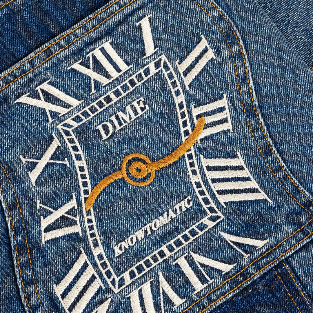 DIME MTL（ダイム モントリオール）| BAGGY DENIM PANTS / KNOWTOMATIC BLUE | スノーボード・スケートボードのTACTICS JAPAN