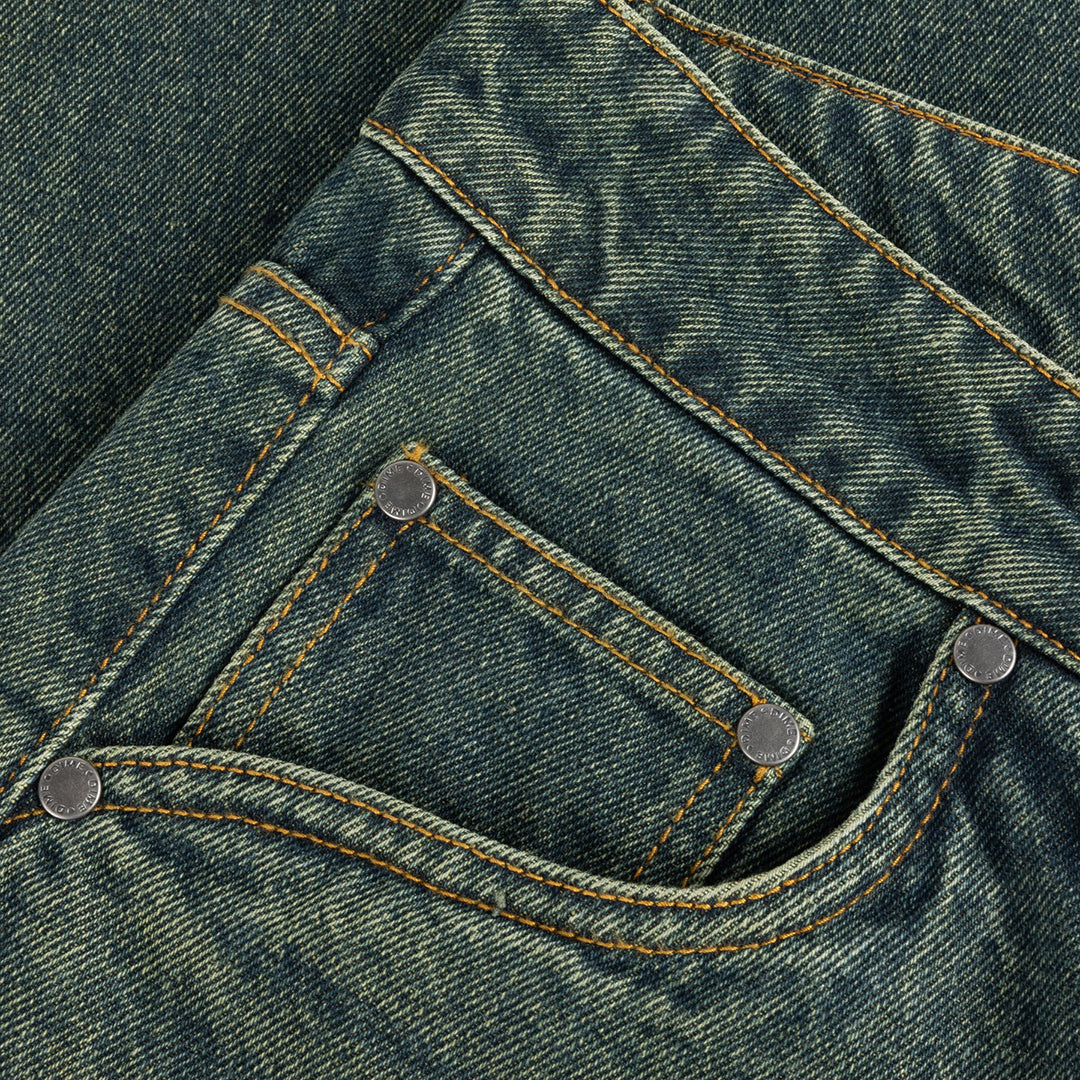 DIME MTL（ダイム モントリオール） | BAGGY DENIM PANTS / SANDBLASTED PINE | スノーボード・スケートボードのTACTICS JAPAN