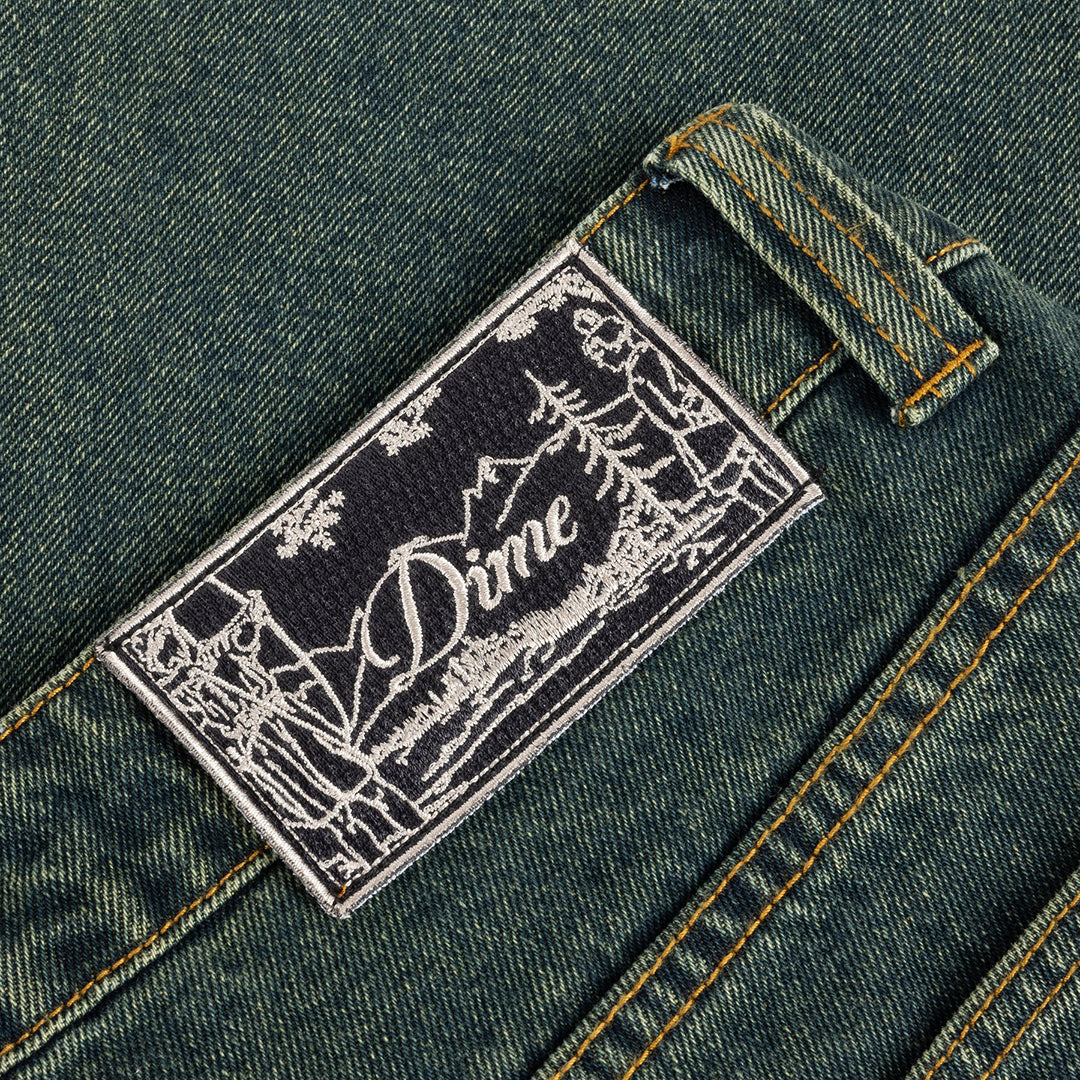 DIME MTL（ダイム モントリオール） | BAGGY DENIM PANTS / SANDBLASTED PINE | スノーボード・スケートボードのTACTICS JAPAN