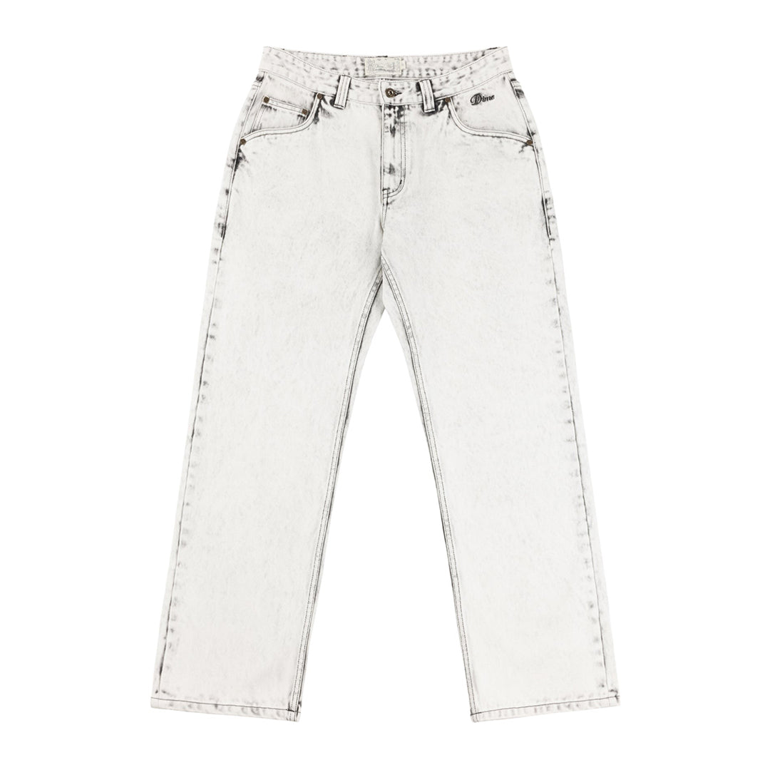 DIME MTL（ダイム モントリオール）| STRAIGHT DENIM PANTS / SMOKE WHITE | スノーボード・スケートボードのTACTICS JAPAN