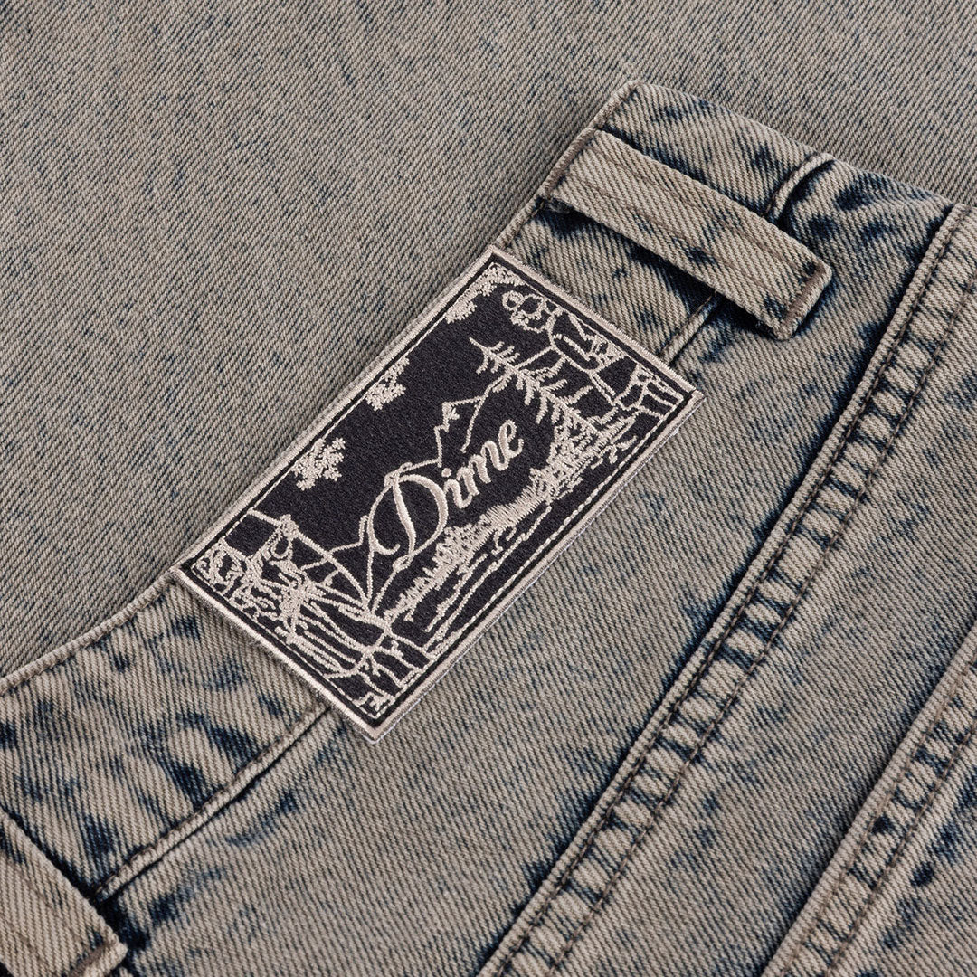 DIME（ダイム）| BAGGY DENIM PANTS / OVERDYED TAUPE | スノーボード・スケートボードのTACTICS JAPAN