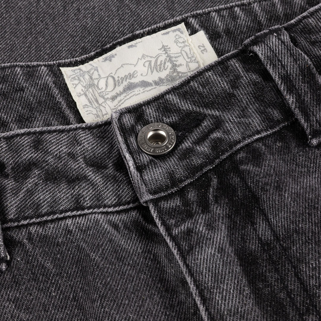 DIME（ダイム）| RELAXED DENIM PANTS / FADED BLACK | スノーボード・スケートボードのTACTICS JAPAN