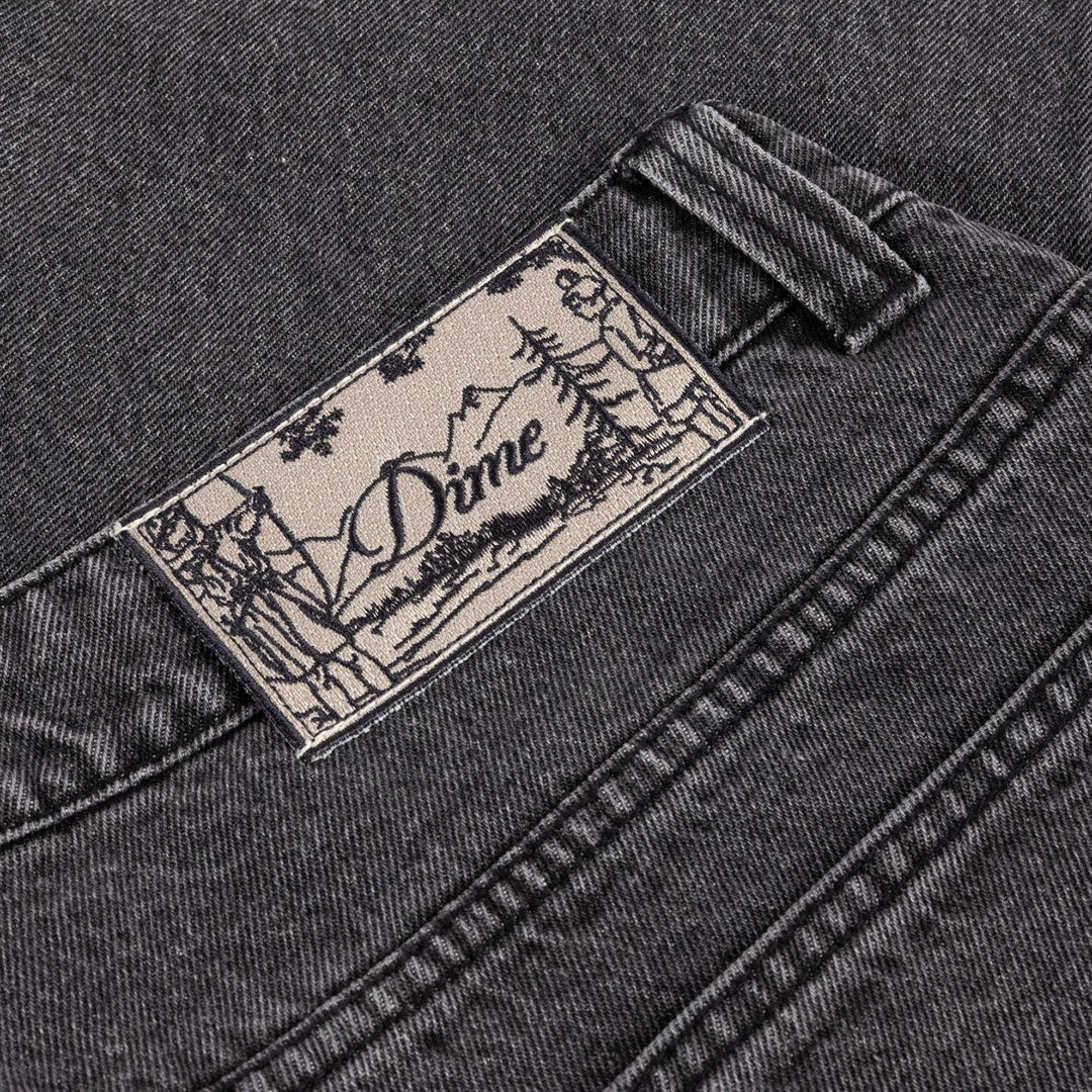 DIME（ダイム）| RELAXED DENIM PANTS / FADED BLACK | スノーボード