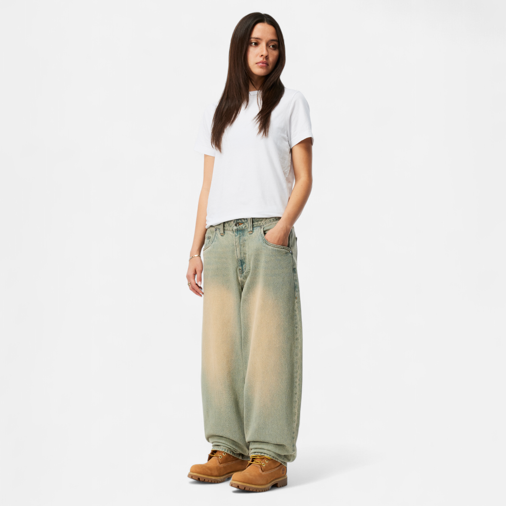 BAGGY DENIM PANTS / SANDBLAST SKY BLUE