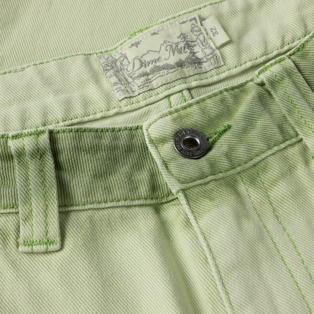 DIME MTL（ダイム モントリオール）| CLASSIC BAGGY DENIM PANTS / MATCHA | スノーボード・スケートボードのTACTICS JAPAN