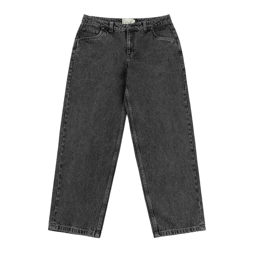 DIME MTL（ダイム モントリオール）| CLASSIC BAGGY DENIM PANTS / SANDBLASTED BLACK | スノーボード・スケートボードのTACTICS JAPAN