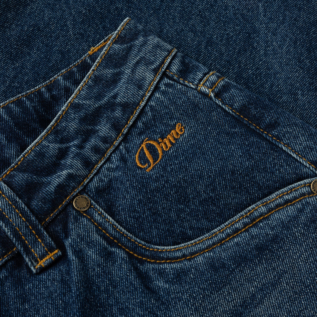 DIME MTL（ダイム モントリオール）| CLASSIC RELAXED DENIM PANTS / FADED INDIGO | スノーボード・スケートボードのTACTICS JAPAN