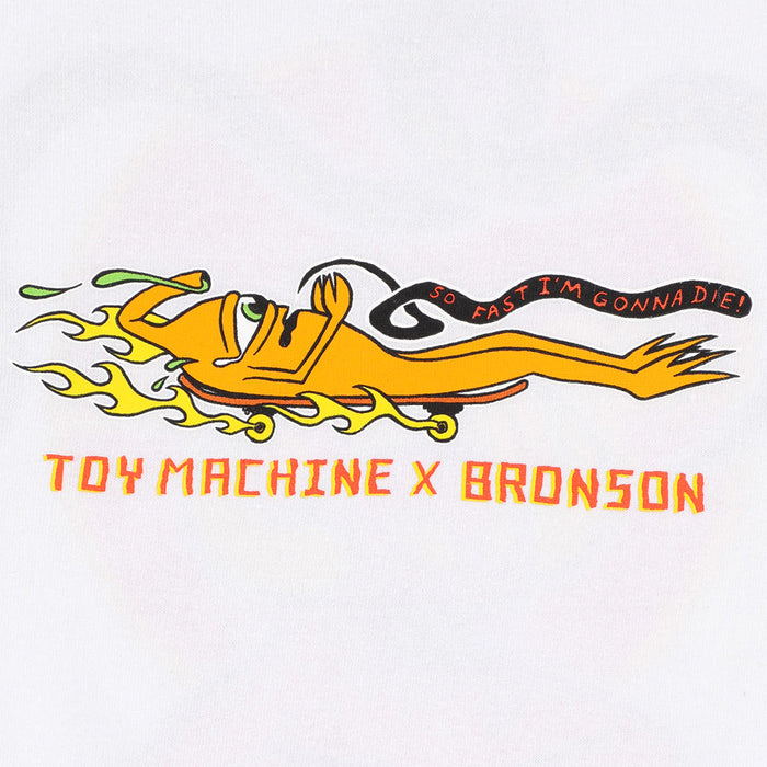 BRONSON x TOY MACHINE TEES / WHITE