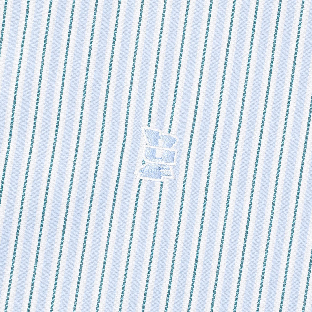 HUF（ハフ）| MEGABLAST STRIPE S/S SHIRT / LT BLUE | スノーボード・スケートボードのTACTICS JAPAN