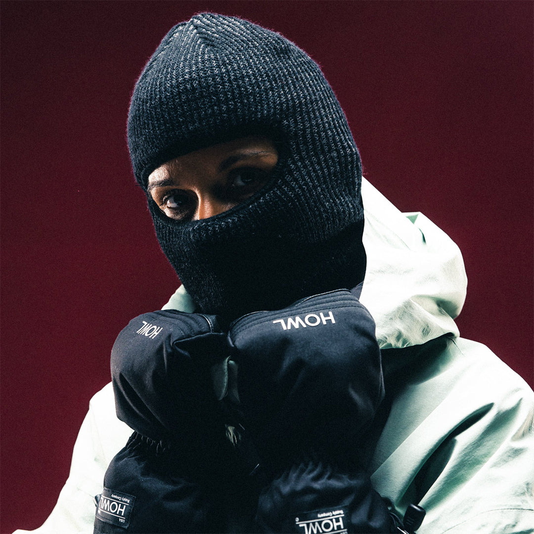 HOWL SUPPLY（ハウル サプライ）| BURGLAR FACEMASK / BLACK | スノーボード・スケートボードのTACTICS JAPAN