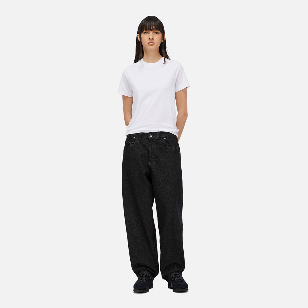 BAGGY DENIM PANTS / BLACK WASHED