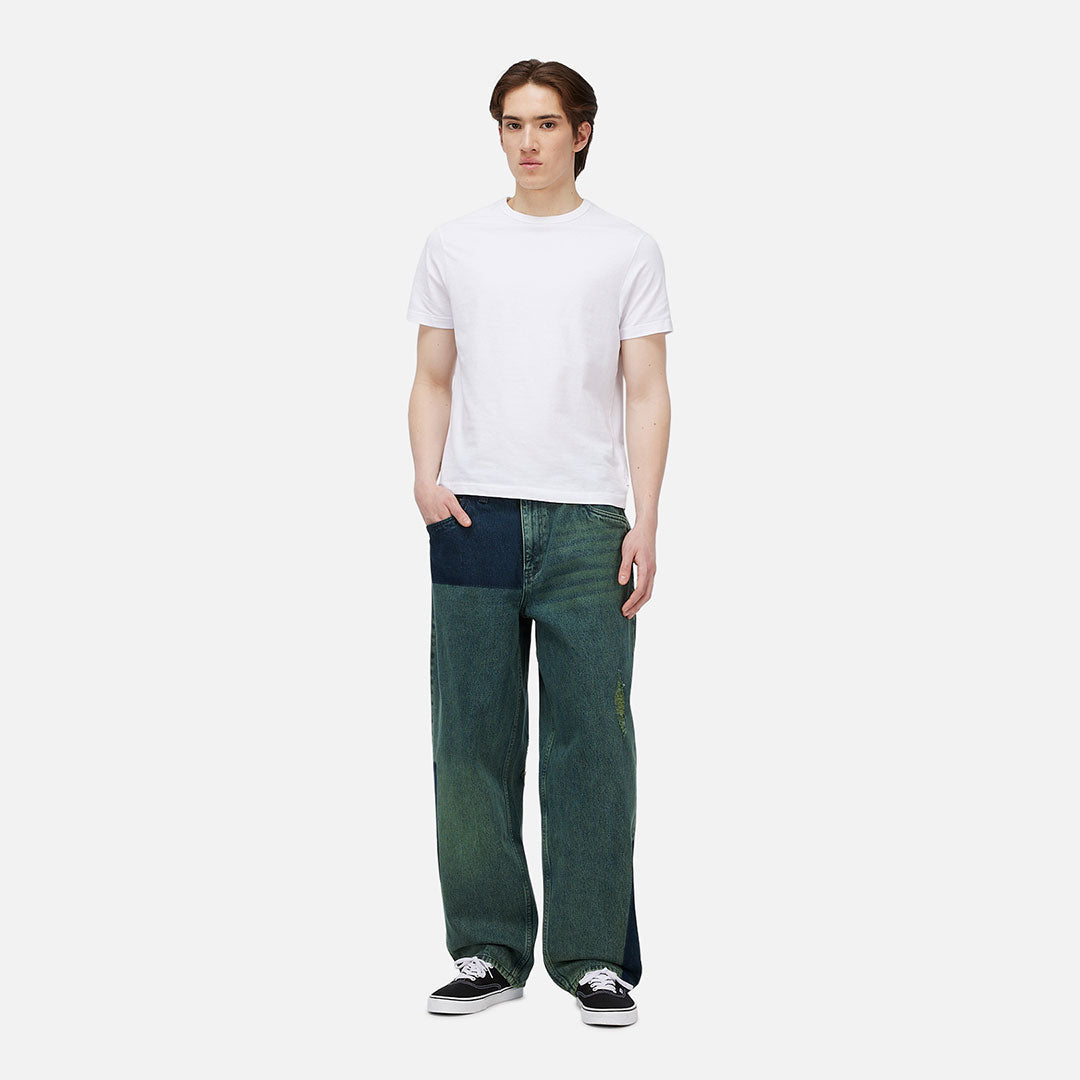 DIME MTL（ダイム モントリオール) | BAGGY DENIM PANTS / DISTRESSED GREEN | スノーボード・スケートボードのTACTICS JAPAN