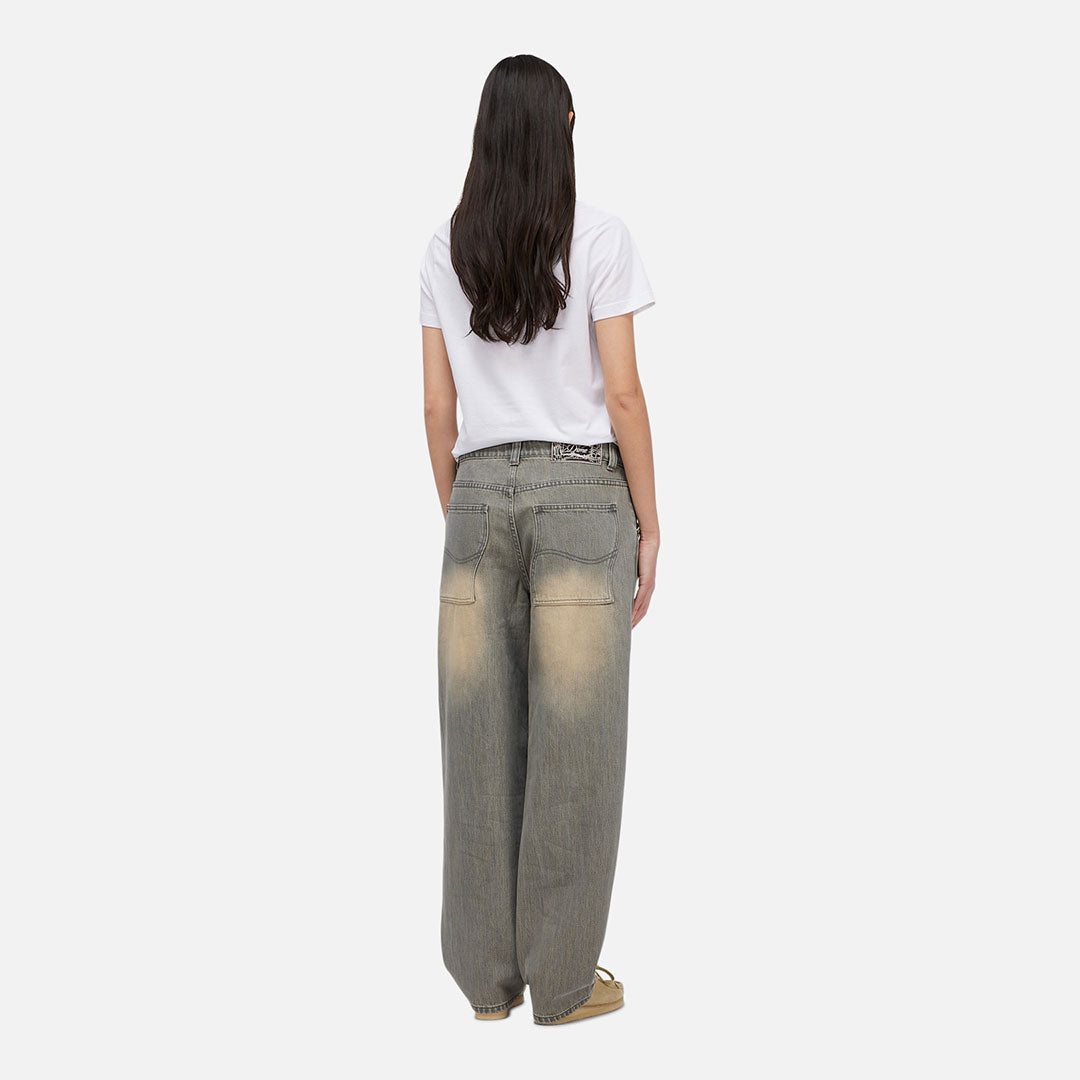 BAGGY DENIM PANTS / SANDBLASTED DESERT