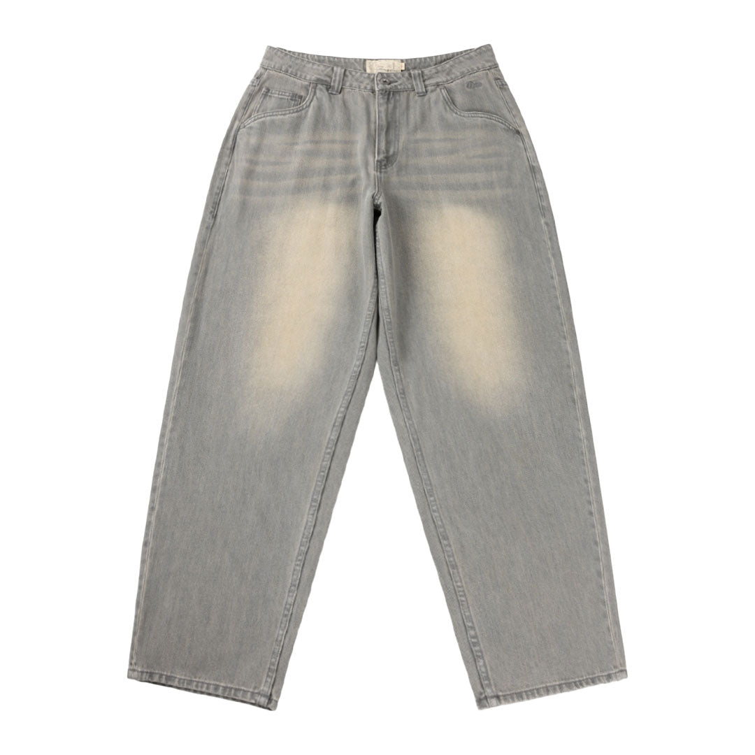 BAGGY DENIM PANTS / SANDBLASTED DESERT