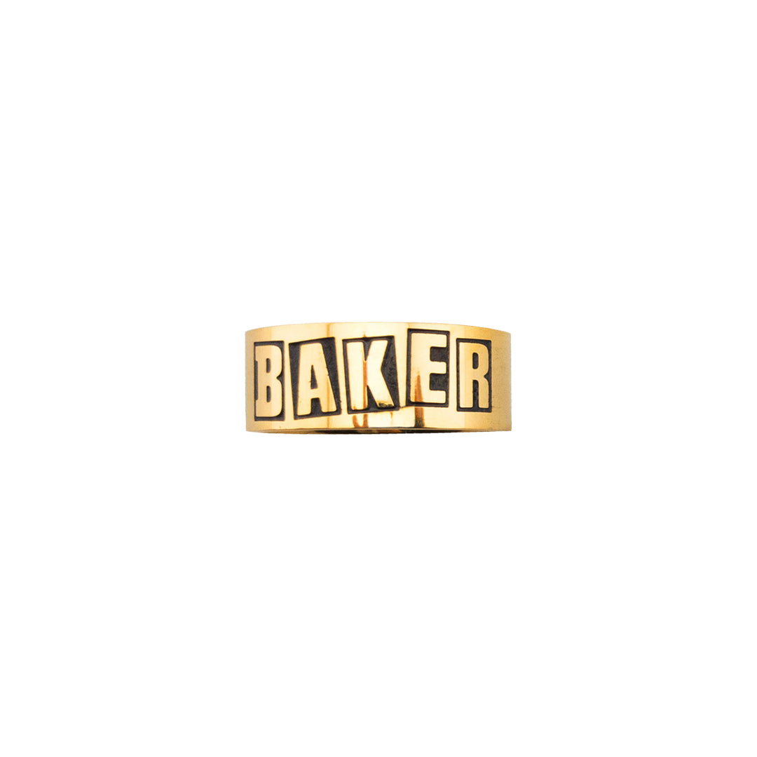 BAKER SKATEBOARDS（ベイカー スケートボード）| BAKER BRAND LOGO RING / GOLD | スノーボード・スケートボードのTACTICS JAPAN