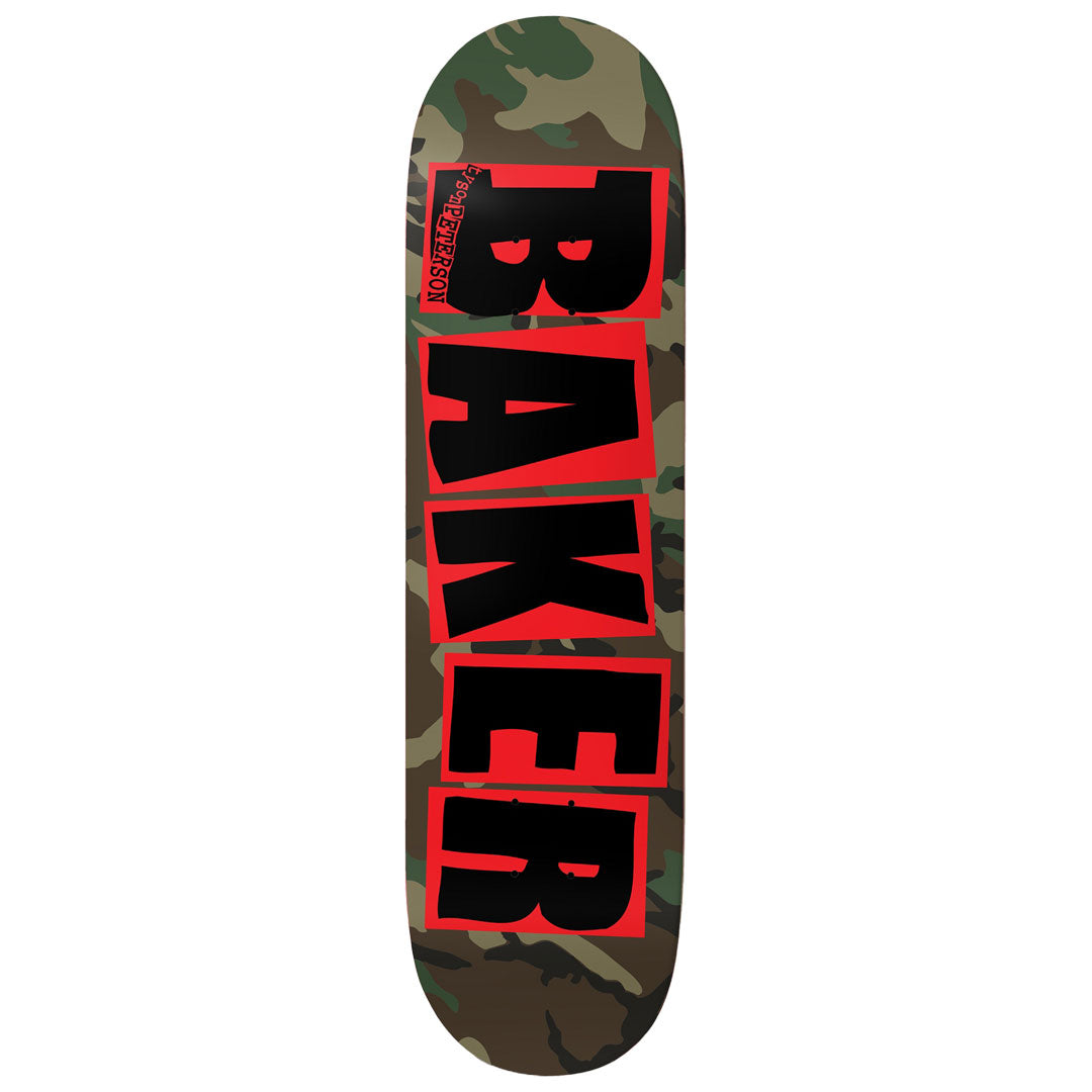 BAKER SKATEBOARDS（ベイカー スケートボード）| TYSON PETERSON BRAND LOGO CAMO DECK - 8.25 | スノーボード・スケートボードのTACTICS JAPAN