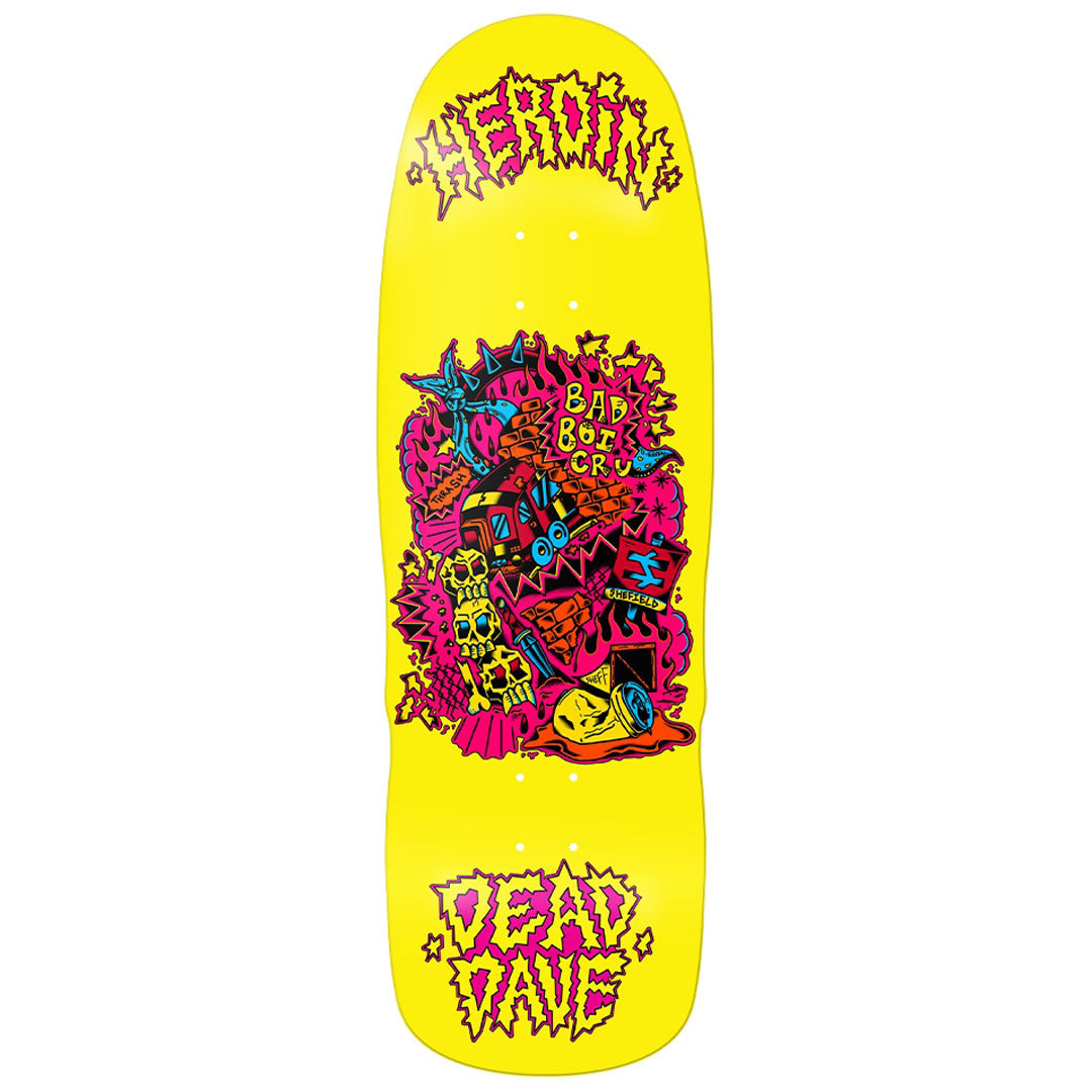 HEROIN SKATEBOARDS（ヘロイン スケートボード）| DEAD DAVE TRAINLINES DECK - 10.125 | スノーボード・スケートボードのTACTICS JAPAN