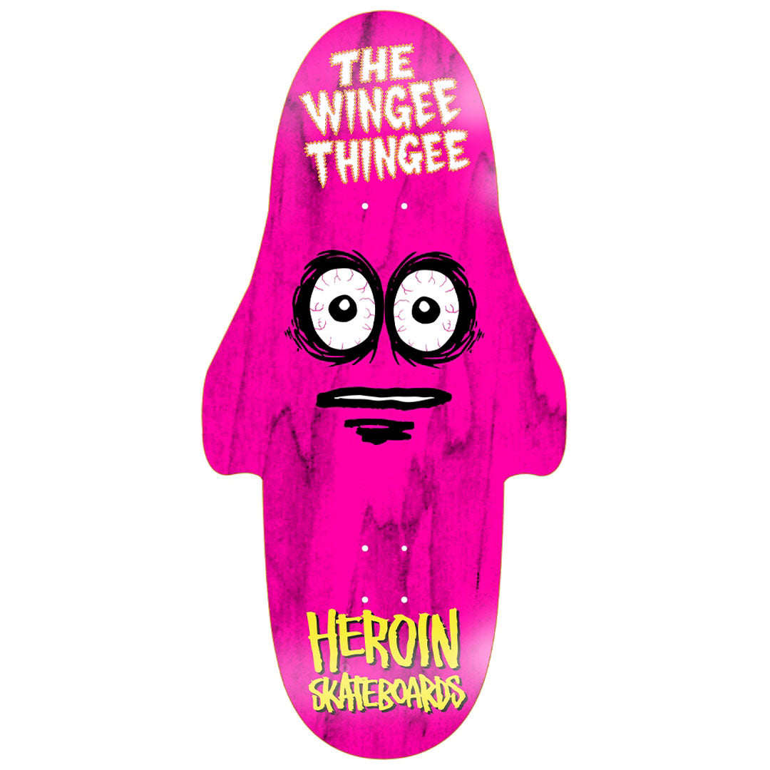 HEROIN SKATEBOARDS（ヘロイン スケートボード）| THE WINGEE THINGEE DECK - 15.25 | スノーボード・スケートボードのTACTICS JAPAN