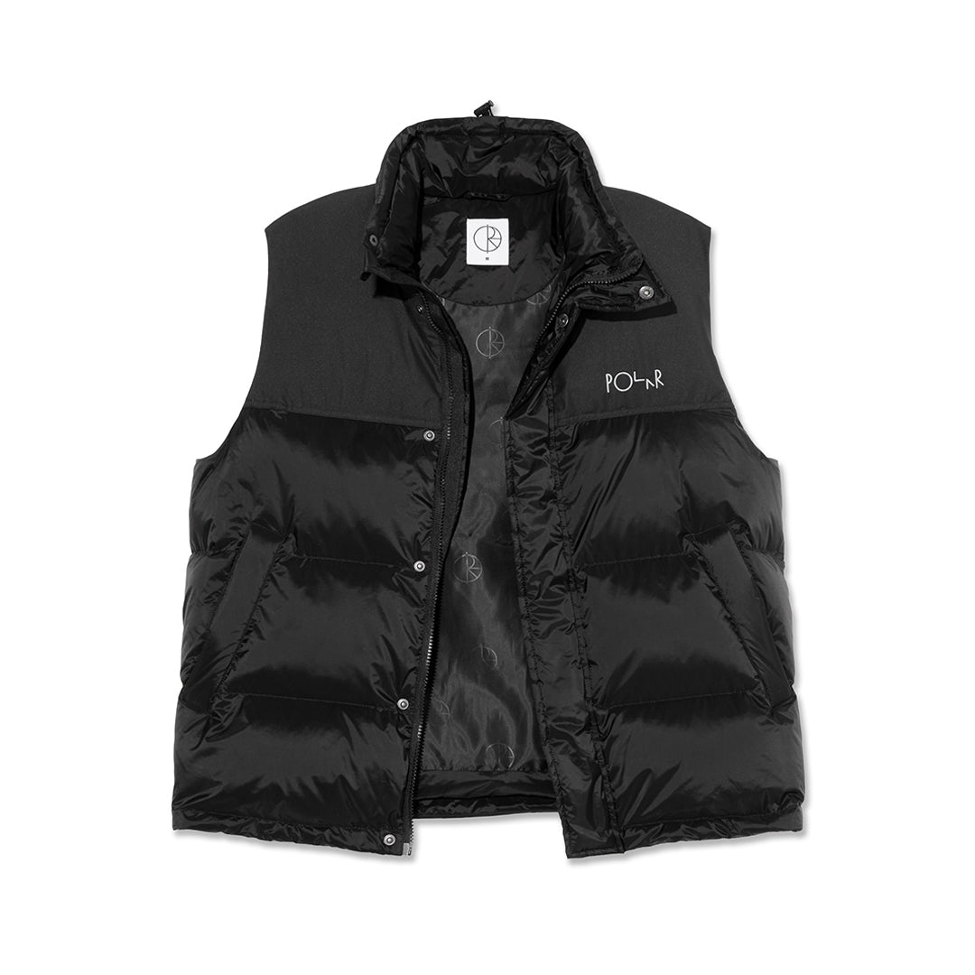 POLAR SKATE CO. （ポーラー スケート カンパニー）| BASIC PUFFER VEST / BLACK | スノーボード・スケートボードのTACTICS JAPAN