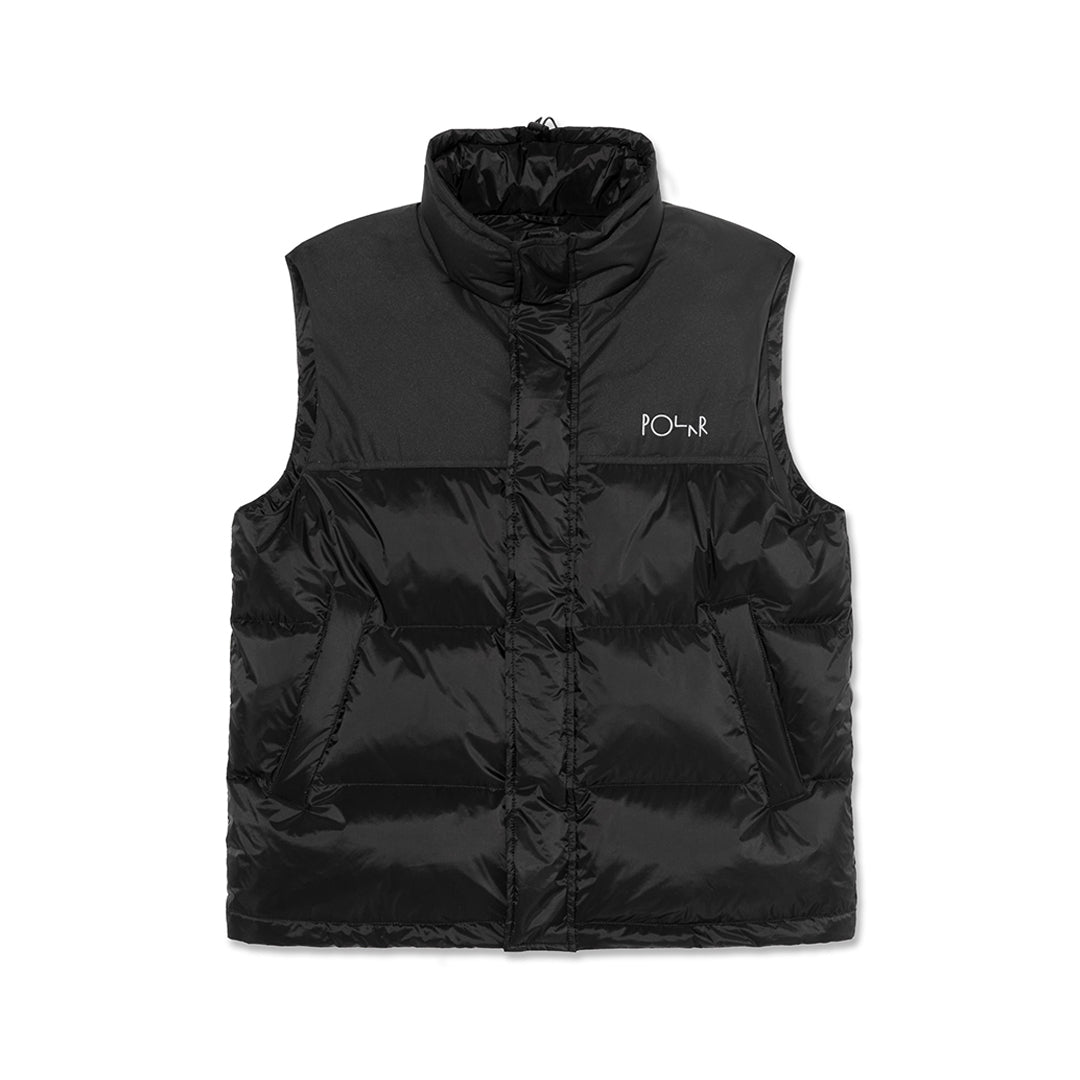 POLAR SKATE CO. （ポーラー スケート カンパニー）| BASIC PUFFER VEST / BLACK | スノーボード・スケートボードのTACTICS JAPAN