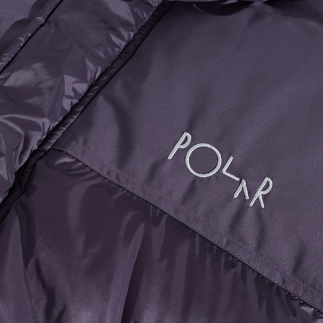 POLAR SKATE CO. （ポーラー スケート カンパニー）| BASIC PUFFER VEST / DARK VIOLET | スノーボード・スケートボードのTACTICS JAPAN