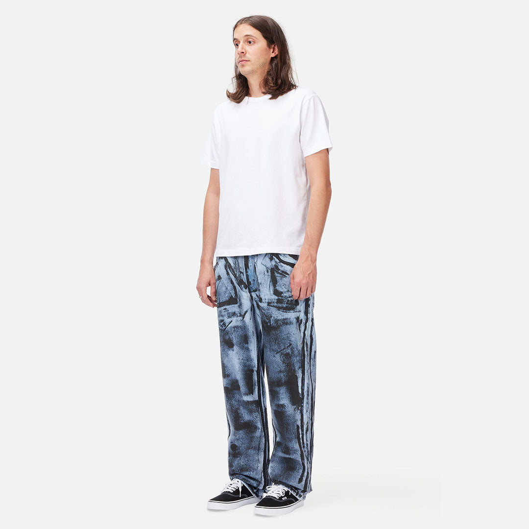 DIME（ダイム）| RELAXED DENIM PANTS / LIGHT BLUE BLACK PAINT | スノーボード・スケートボードのTACTICS JAPAN