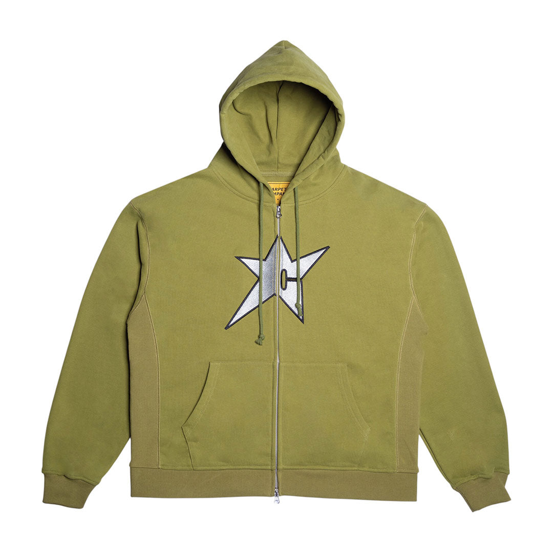 CARPET COMPANY（カーペット カンパニー）| C-STAR HOODIE / GREEN