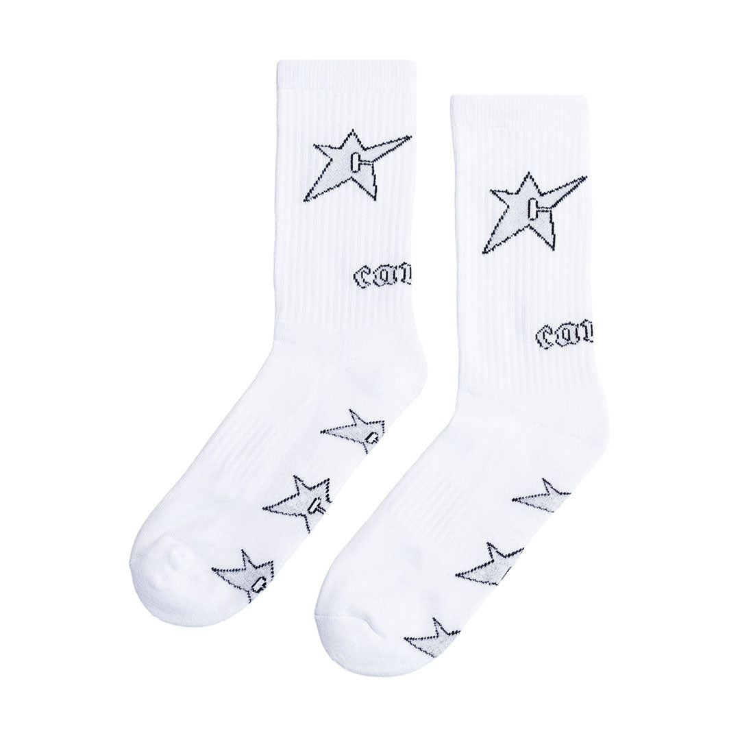 CARPET COMPANY（カーペット カンパニー）| C-STAR SOCK / WHITE | スノーボード・スケートボードのTACTICS JAPAN
