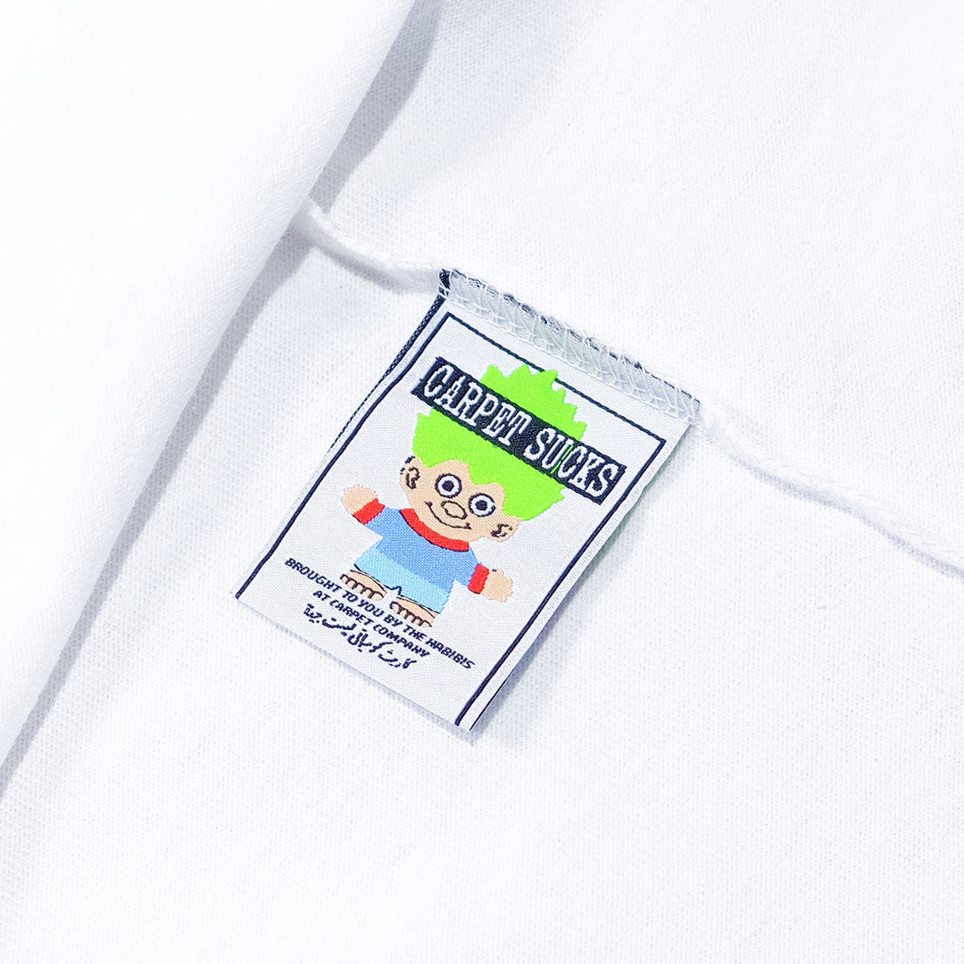 CARPET COMPANY（カーペット カンパニー）| C.C. SUCKS TEE / WHITE | スノーボード・スケートボードのTACTICS JAPAN