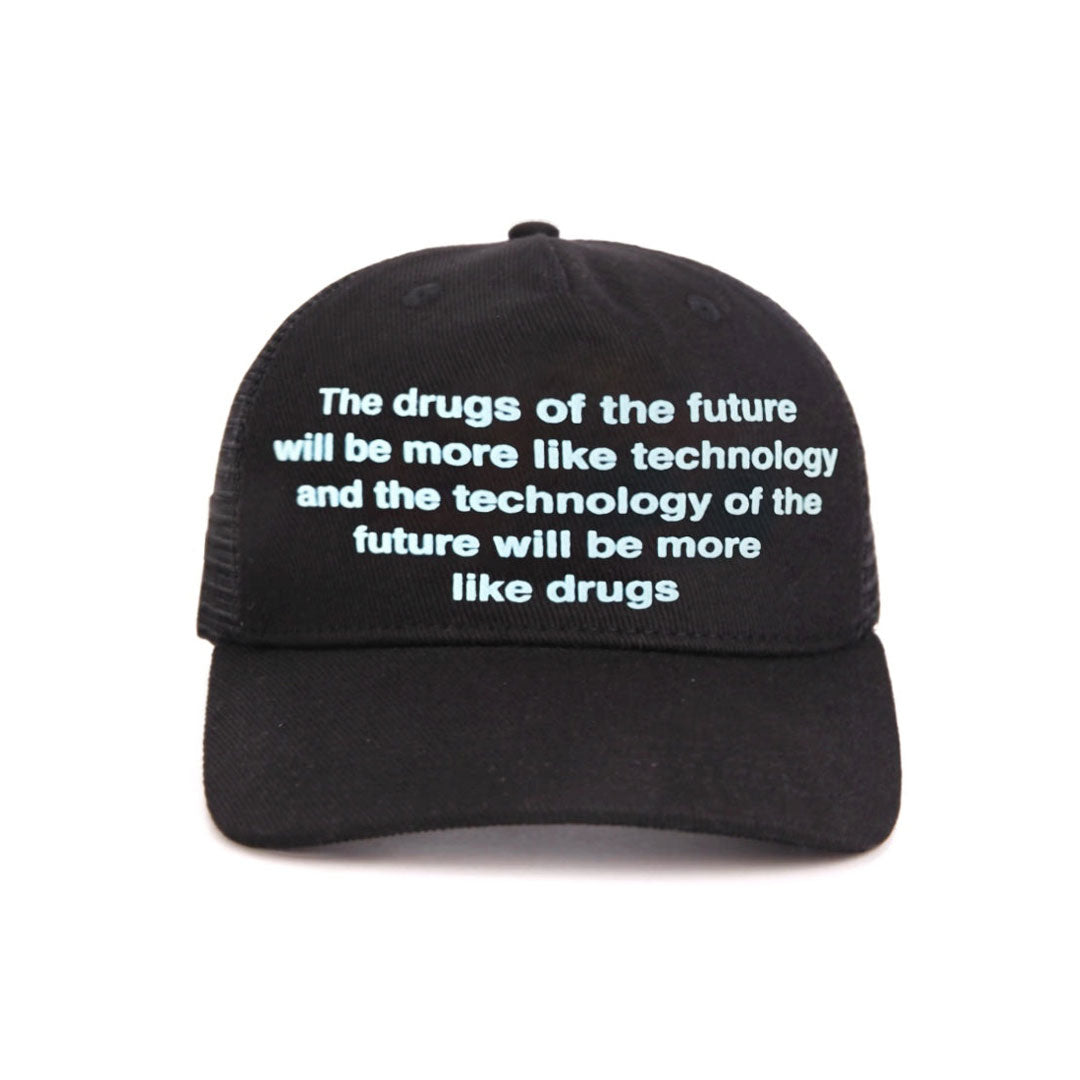 STINGWATER（スティングウォーター）| FUTURE DRUGS TRUCKER HAT / BLACK | スノーボード・スケートボードのTACTICS JAPAN