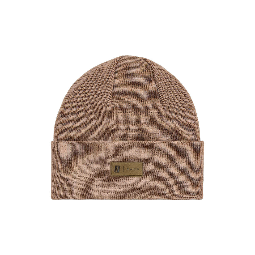 FORUM SNOWBOARDS（フォーラム スノーボード）| MAKIA X FORUM SUMMIT BEANIE / SAND | スノーボード・スケートボードのTACTICS JAPAN