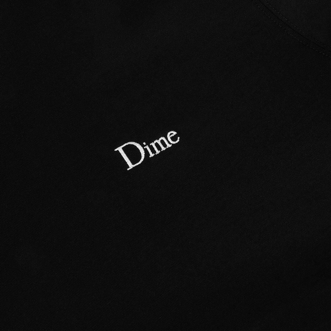 DIME（ダイム）| CLASSIC SMALL LOGO CREWNECK / BLACK | スノーボード・スケートボードのTACTICS JAPAN