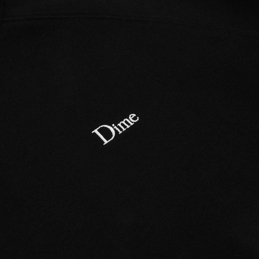 DIME（ダイム）| CLASSIC SMALL LOGO HOODIE / BLACK | スノーボード・スケートボードのTACTICS JAPAN