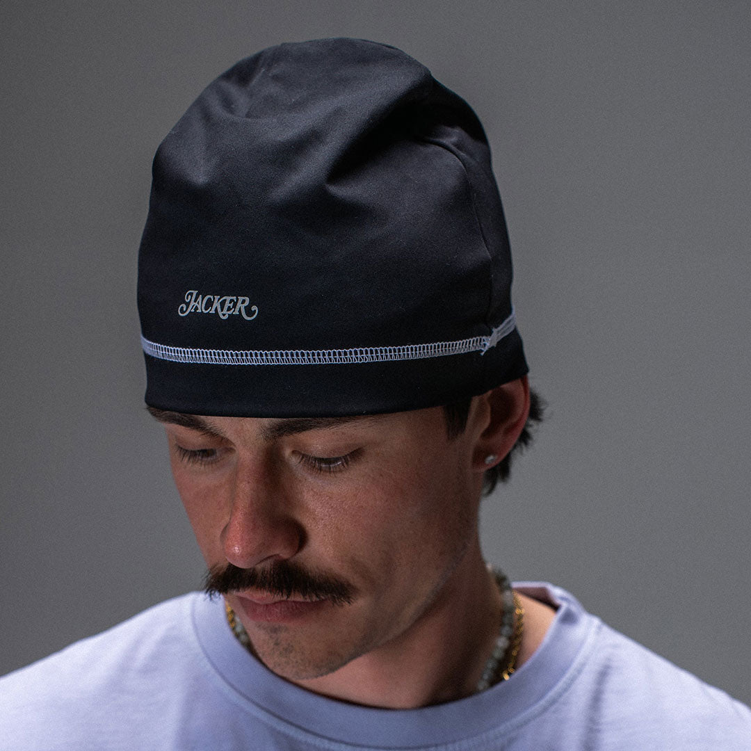 JACKER（ジャッカー）| CLASSIC RUNNER BEANIE / BLACK | スノーボード・スケートボードのTACTICS JAPAN