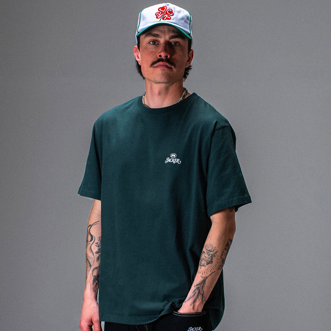 JACKER（ジャッカー）| COLLECTIVE T-SHIRT / GREEN | スノーボード・スケートボードのTACTICS JAPAN