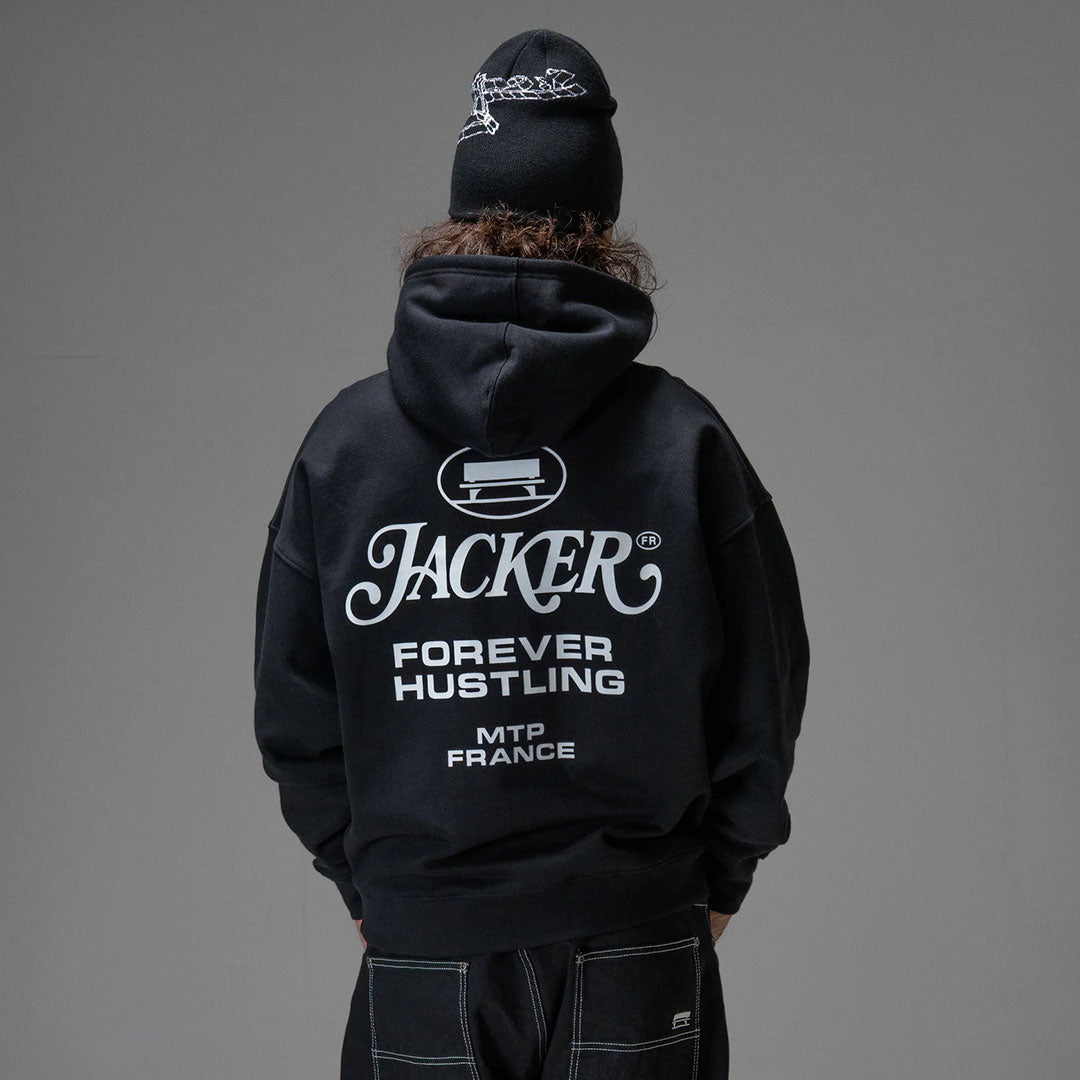 JACKER（ジャッカー）| COLLECTIVE HOODIE / BLACK | スノーボード・スケートボードのTACTICS JAPAN