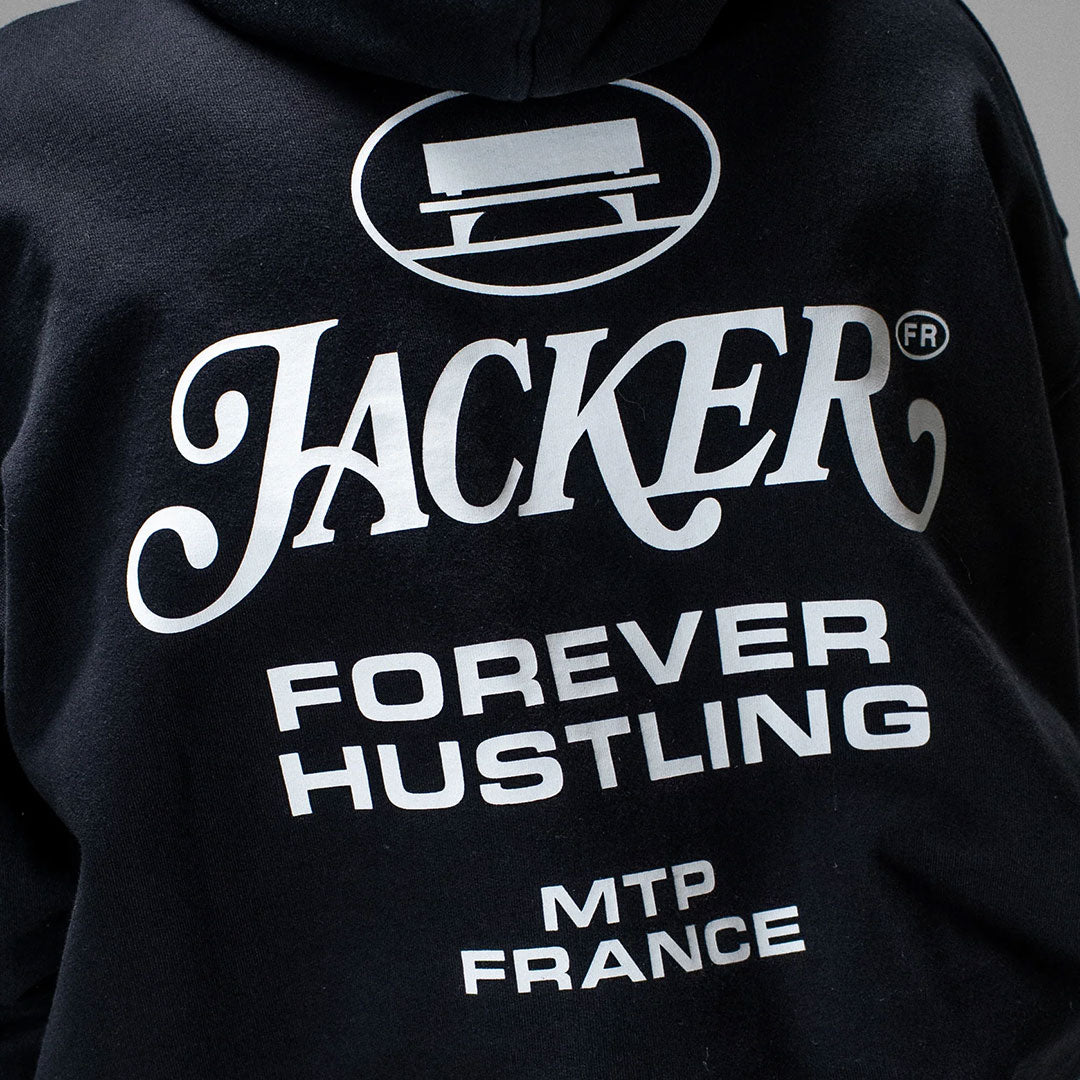 JACKER（ジャッカー）| COLLECTIVE HOODIE / BLACK | スノーボード・スケートボードのTACTICS JAPAN