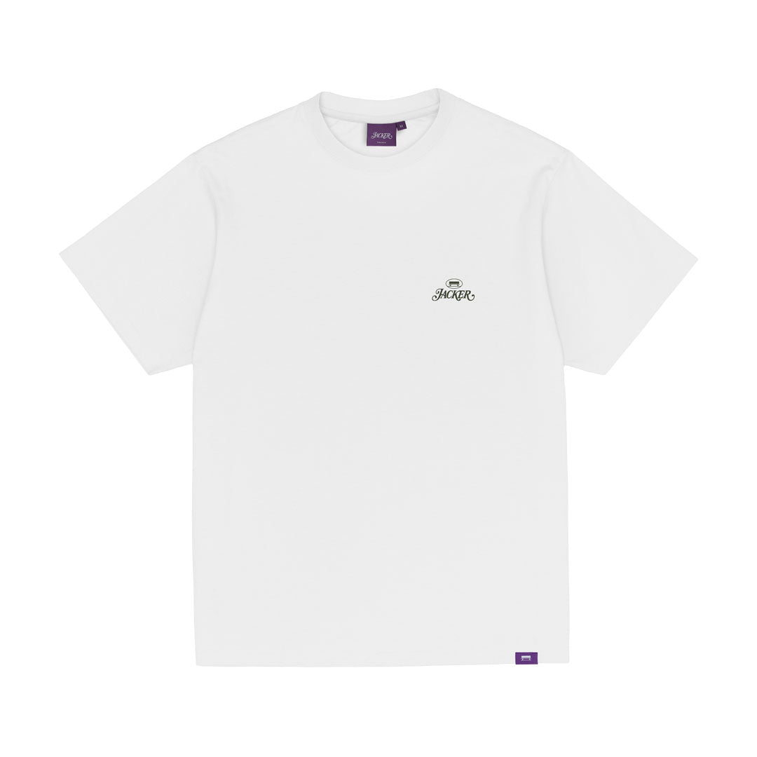 JACKER（ジャッカー）| COLLECTIVE T-SHIRT / WHITE | スノーボード・スケートボードのTACTICS JAPAN