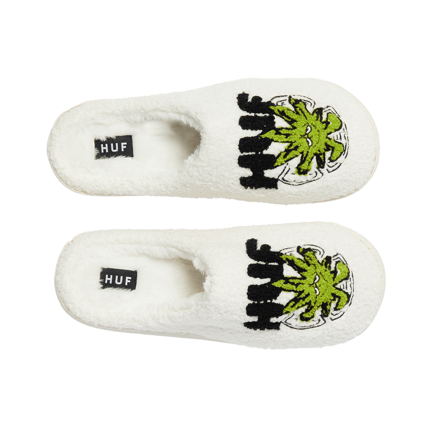 HUF WORLDWIDE（ハフ ワールドワイド）| SNOW ANGEL FUZZY SLIPPER / NATURAL | スノーボード・スケートボードのTACTICS JAPAN