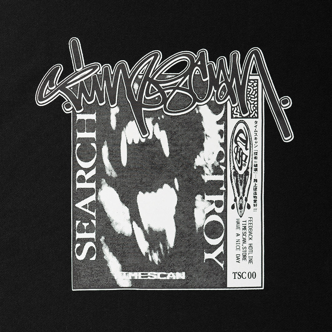 TIMESCAN（タイムスキャン）| SEARCH & DESTROY CREWNECK | スノーボード・スケートボードのTACTICS JAPAN