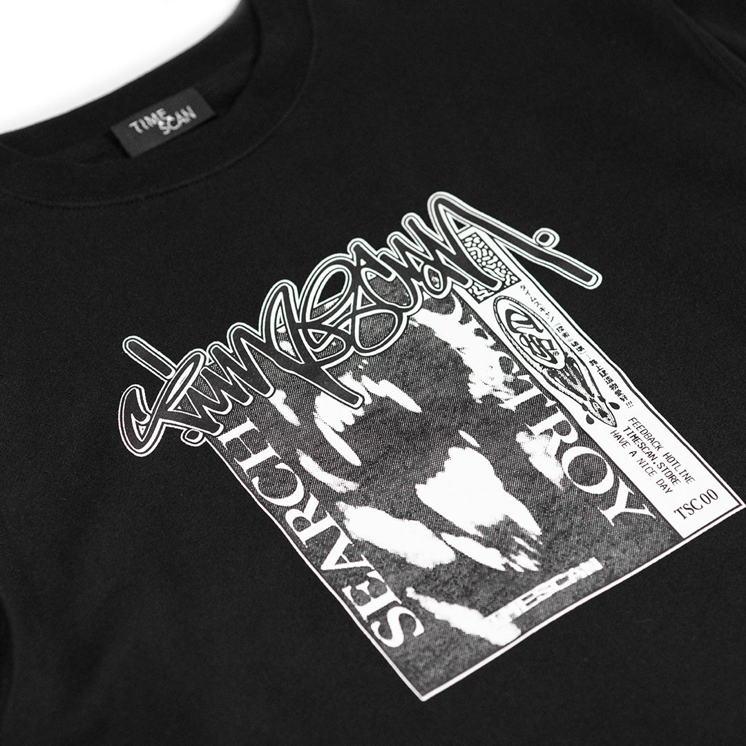 TIMESCAN（タイムスキャン）| SEARCH & DESTROY CREWNECK | スノーボード・スケートボードのTACTICS JAPAN