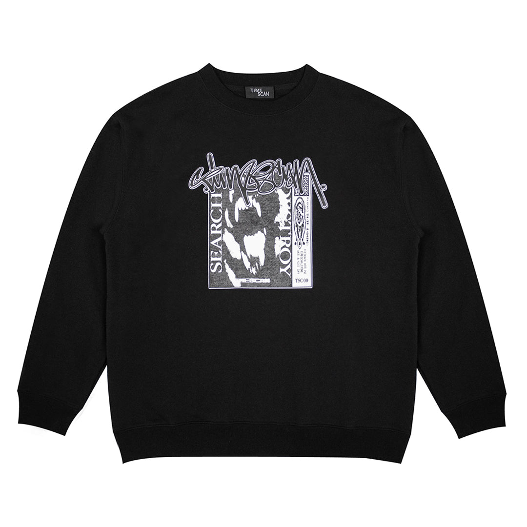TIMESCAN（タイムスキャン）| SEARCH & DESTROY CREWNECK | スノーボード・スケートボードのTACTICS JAPAN