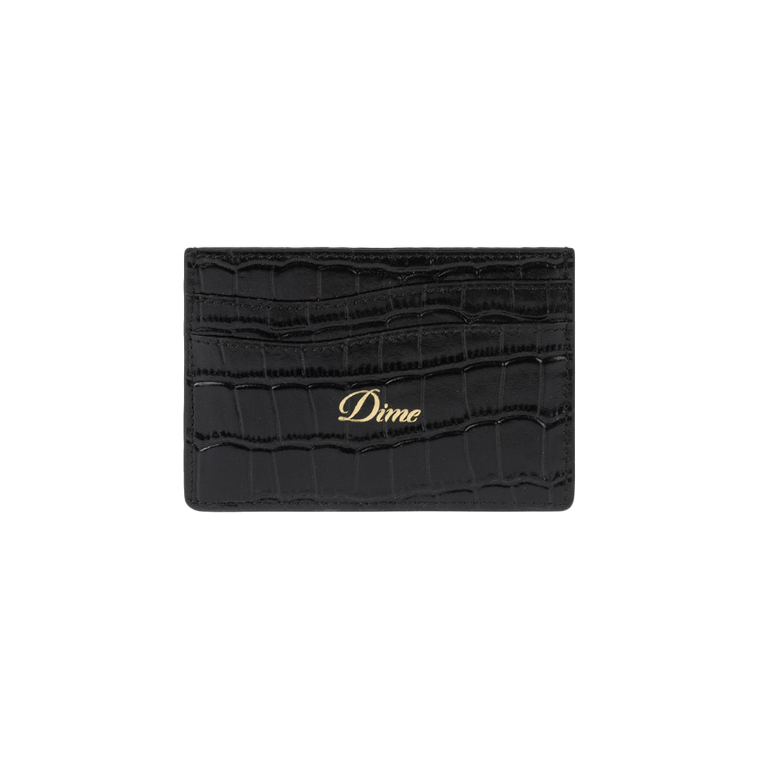 DIME MTL（ダイム モントリオール）| CROC CARD HOLDER / BLACK | スケートボード・スノーボードのTACTICS JAPAN