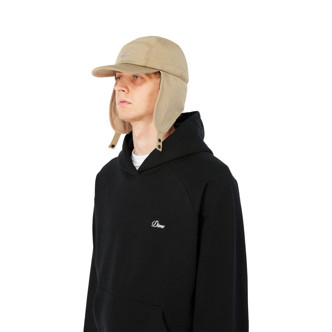 DIME MTL（ダイム モントリオール）| CURSIVE EARFLAP CAP / TAN | スケートボード・スノーボードのTACTICS JAPAN