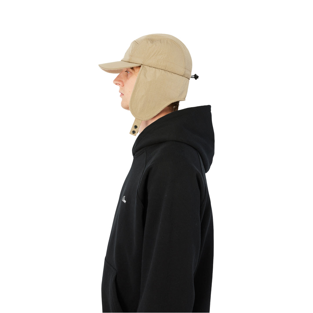 DIME MTL（ダイム モントリオール）| CURSIVE EARFLAP CAP / TAN | スケートボード・スノーボードのTACTICS JAPAN