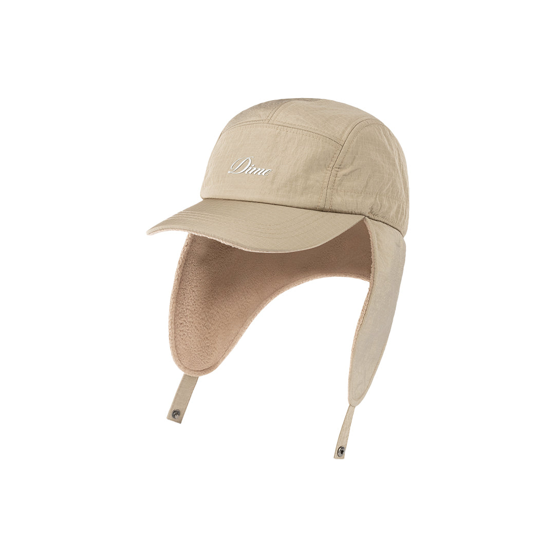 DIME MTL（ダイム モントリオール）| CURSIVE EARFLAP CAP / TAN | スケートボード・スノーボードのTACTICS JAPAN