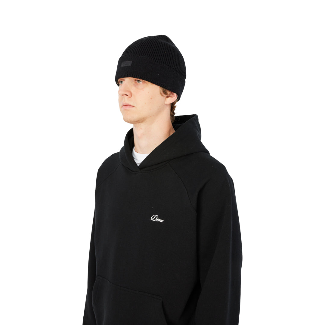 DIME MTL（ダイム モントリオール）| CURSIVE RIB BEANIE / BLACK | スケートボード・スノーボードのTACTICS JAPAN