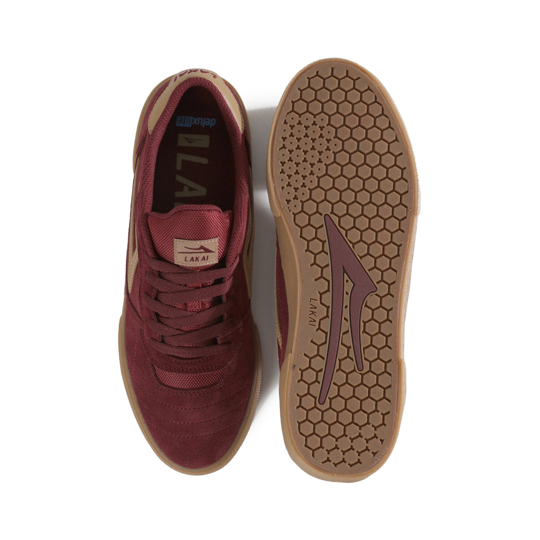 LAKAI（ラカイ）| CAMBRIDGE / BURGUNDY SUEDE | スノーボード・スケートボードのTACTICS JAPAN