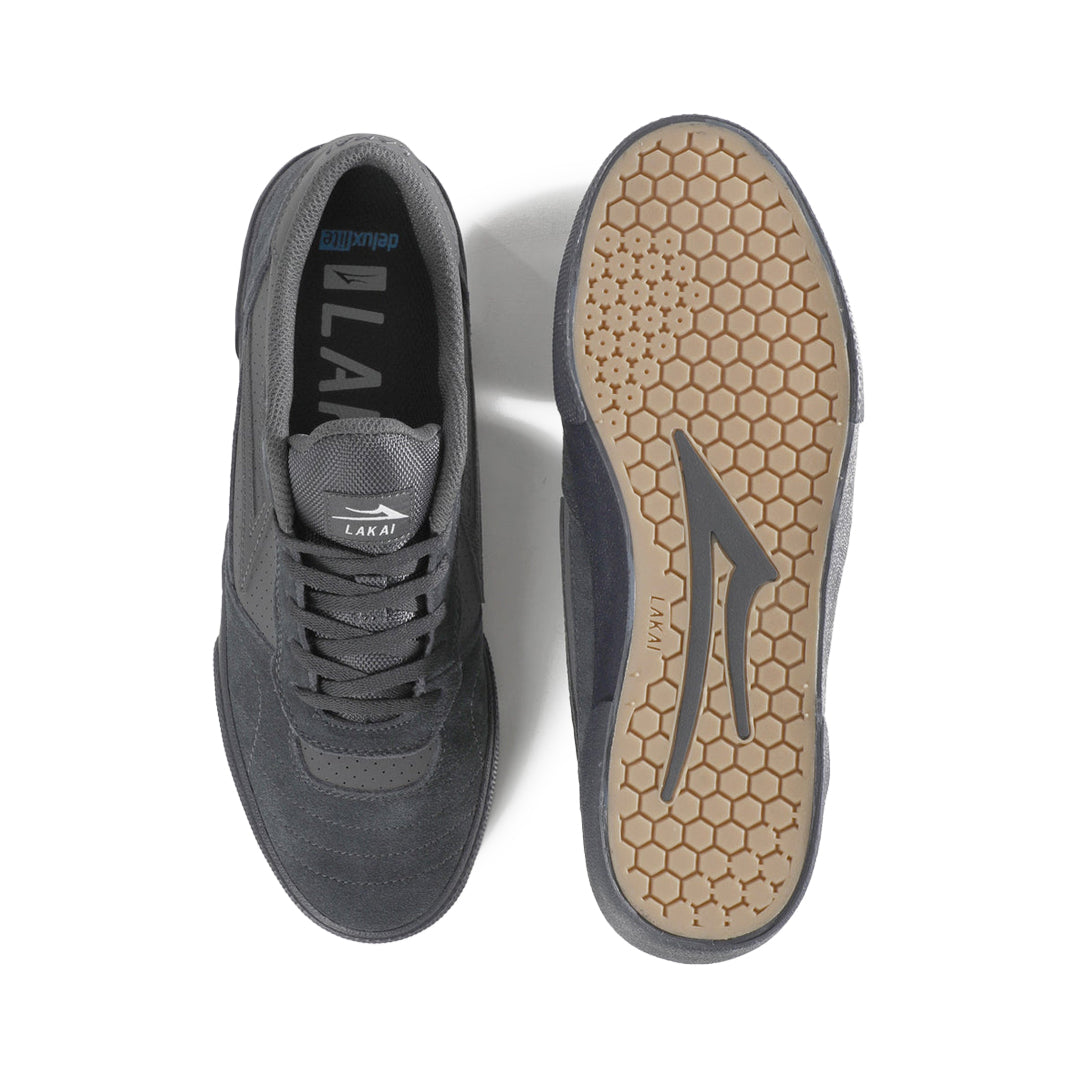 LAKAI（ラカイ）| CAMBRIDGE / CHARCOAL SUEDE | スノーボード・スケートボードのTACTICS JAPAN